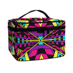 Psychedelic Ethnic Trippy Print Travel Makeup Bag