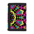 Psychedelic Ethnic Trippy Print Trifold Wallet