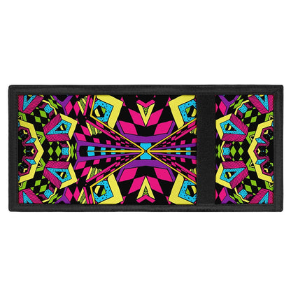 Psychedelic Ethnic Trippy Print Trifold Wallet