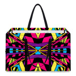 Psychedelic Ethnic Trippy Print Utility Tote Bag