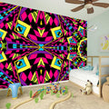 Psychedelic Ethnic Trippy Print Wall Sticker
