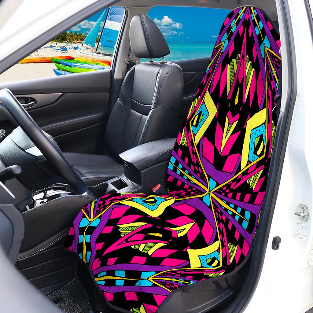 Psychedelic Ethnic Trippy Print Waterproof Car Seat Cover