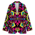 Psychedelic Ethnic Trippy Print Women's Blazer