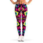 Psychedelic Ethnic Trippy Print Women's Leggings