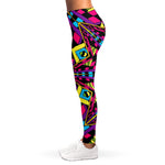Psychedelic Ethnic Trippy Print Women's Leggings