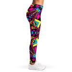 Psychedelic Ethnic Trippy Print Women's Leggings