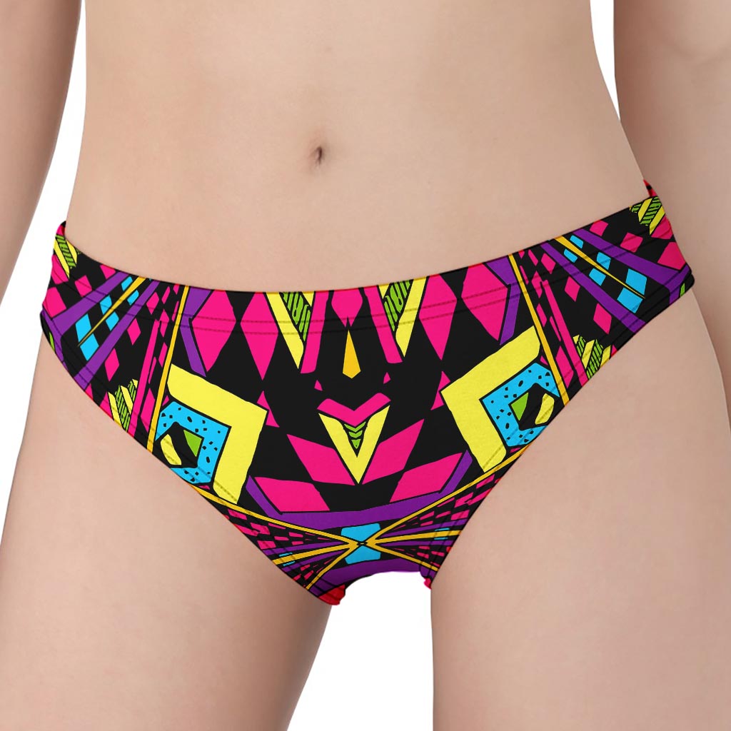 Psychedelic Ethnic Trippy Print Women's Panties