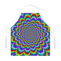 Psychedelic Expansion Optical Illusion Adjustable Apron