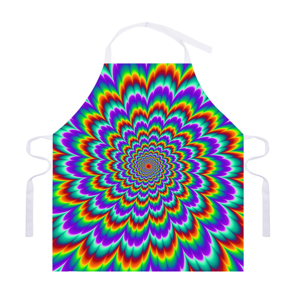 Psychedelic Expansion Optical Illusion Adjustable Apron