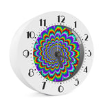 Psychedelic Expansion Optical Illusion Alarm Clock
