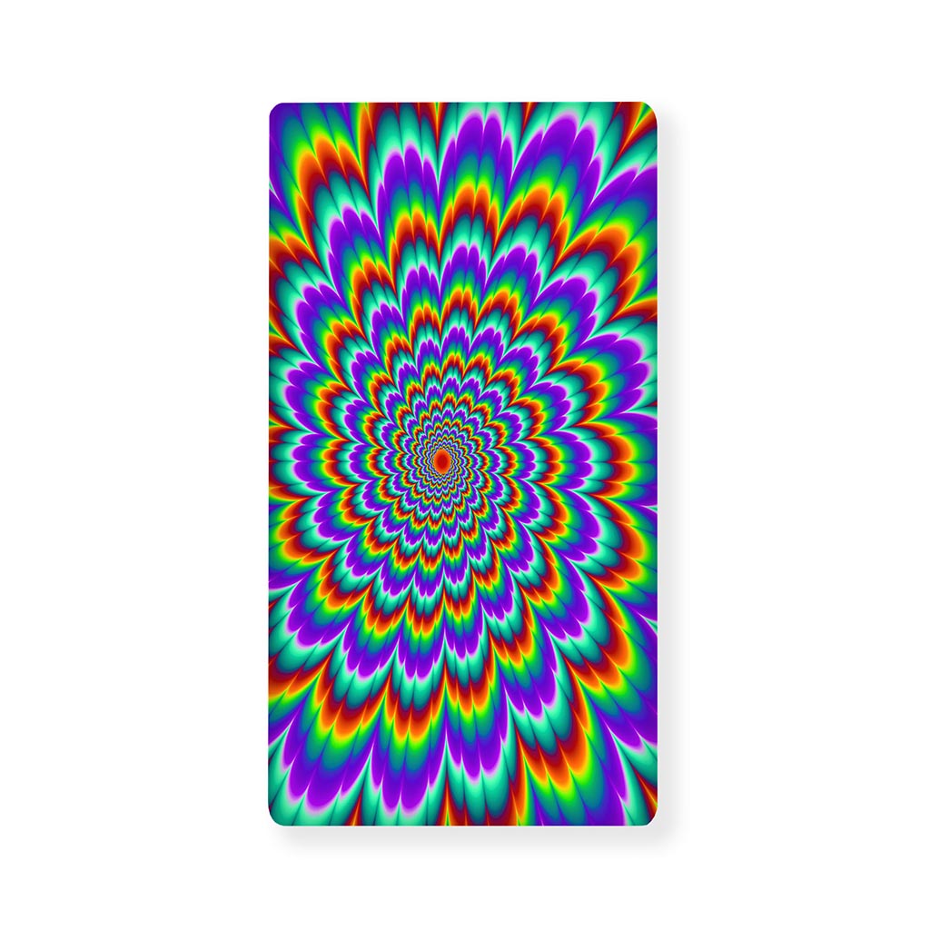 Psychedelic Expansion Optical Illusion Baby Crib Sheet