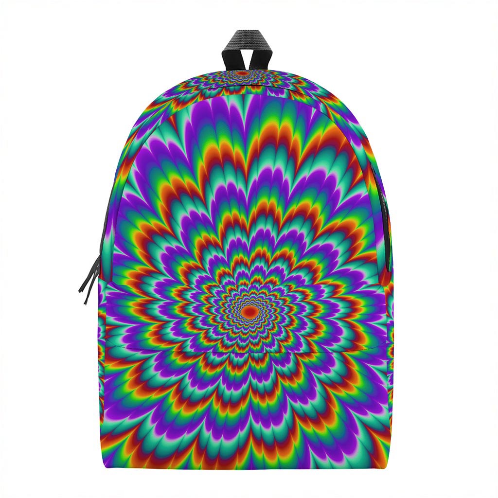 Psychedelic Expansion Optical Illusion Backpack