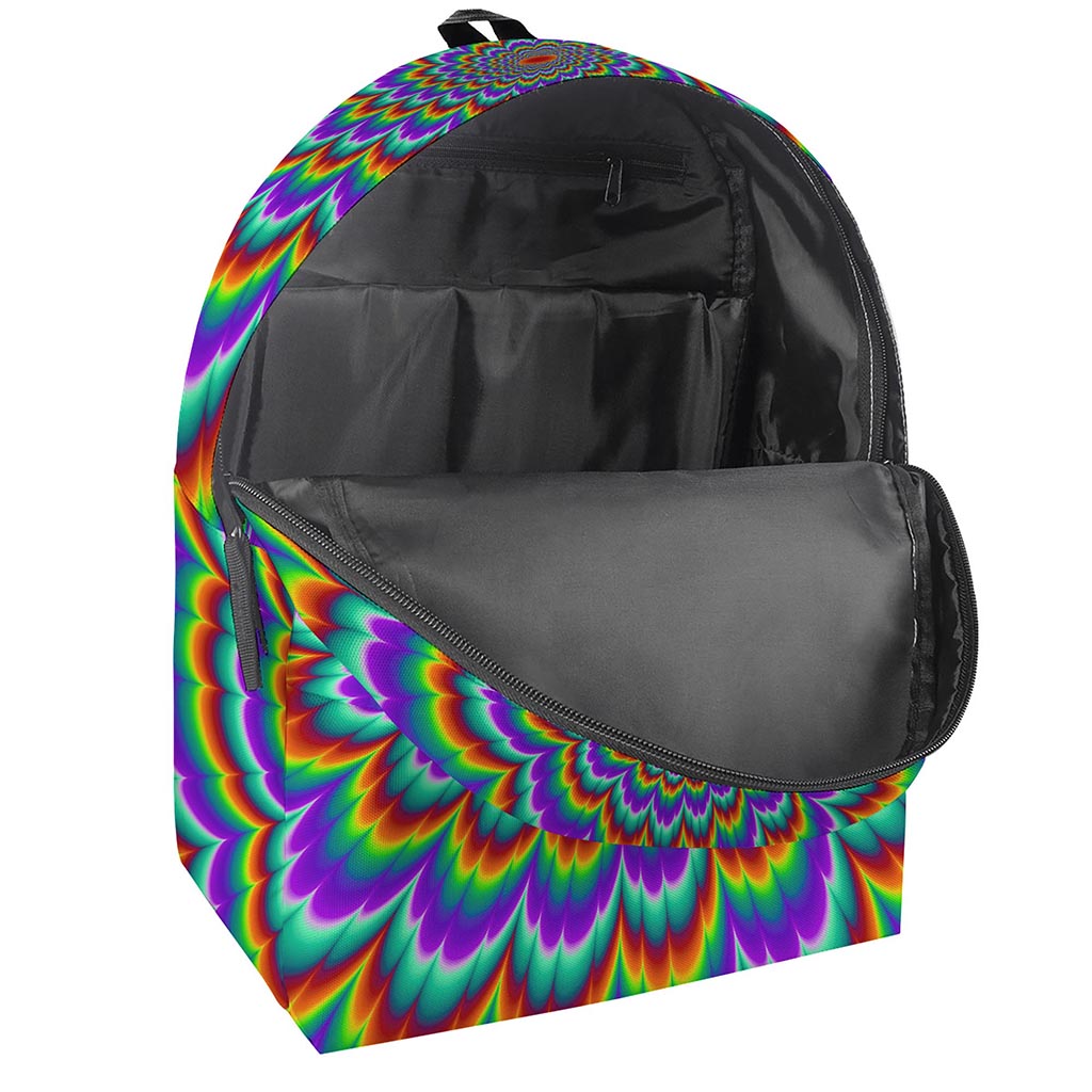 Psychedelic Expansion Optical Illusion Backpack