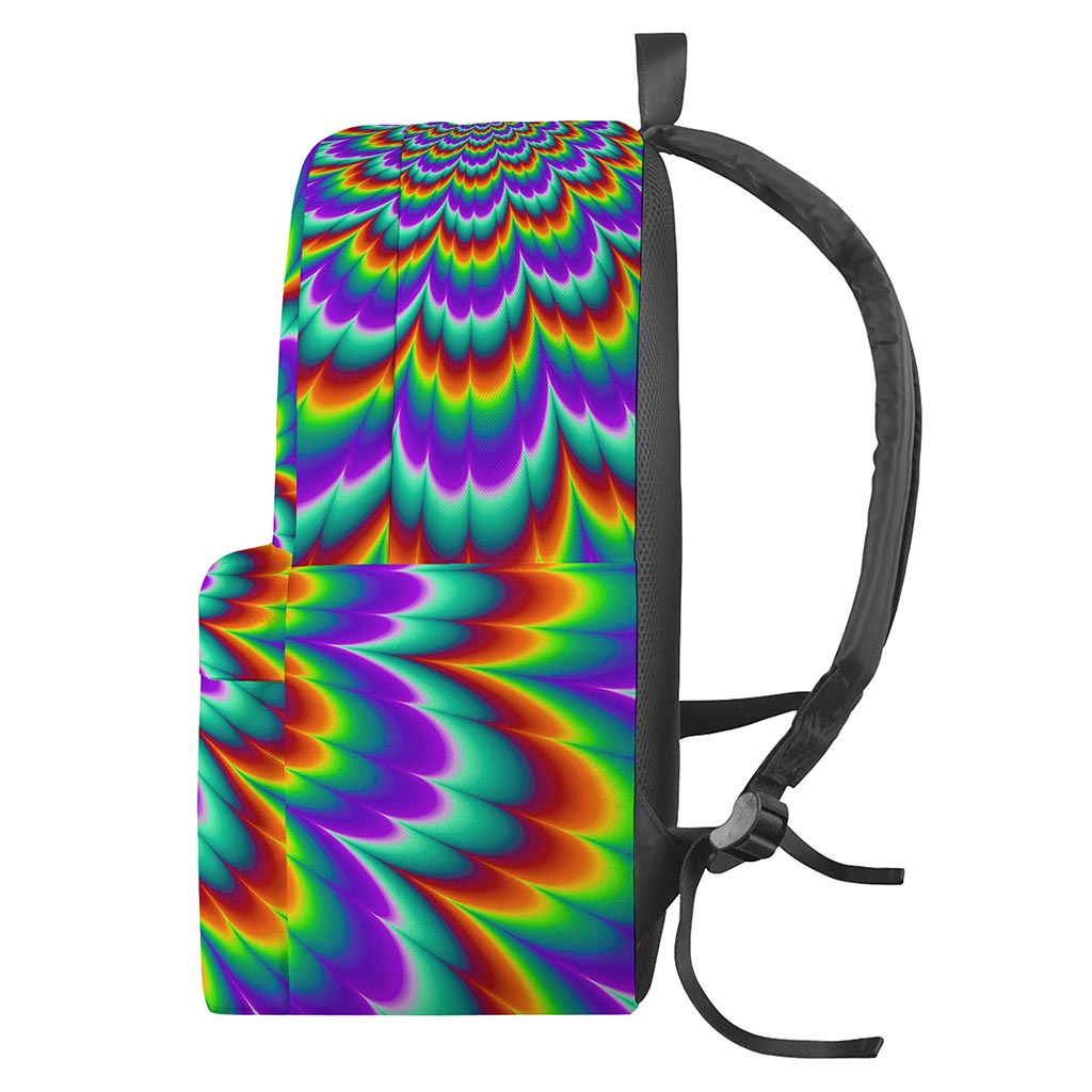 Psychedelic Expansion Optical Illusion Backpack