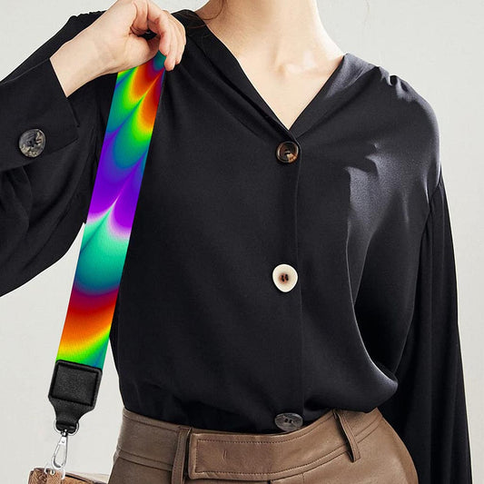 Psychedelic Expansion Optical Illusion Bag Strap