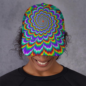 Psychedelic Expansion Optical Illusion Baseball Cap