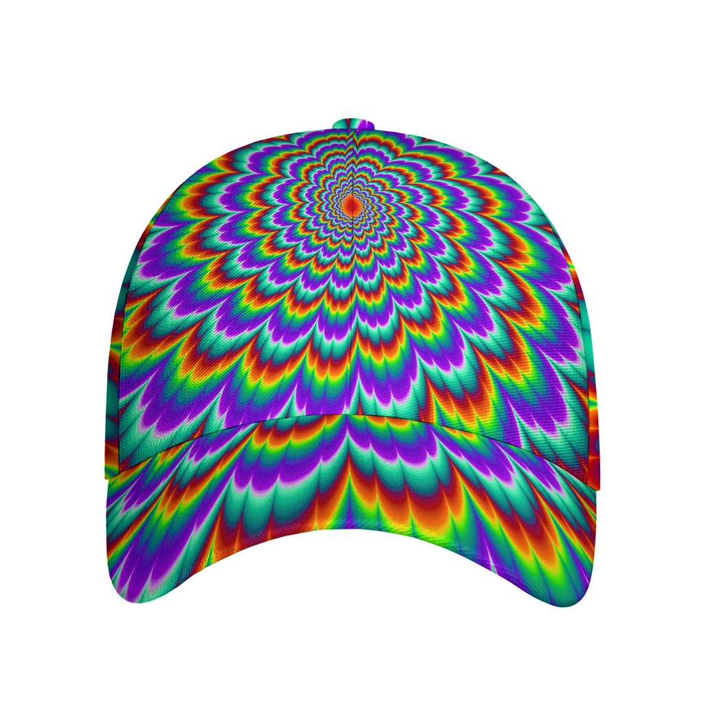 Psychedelic Expansion Optical Illusion Baseball Cap