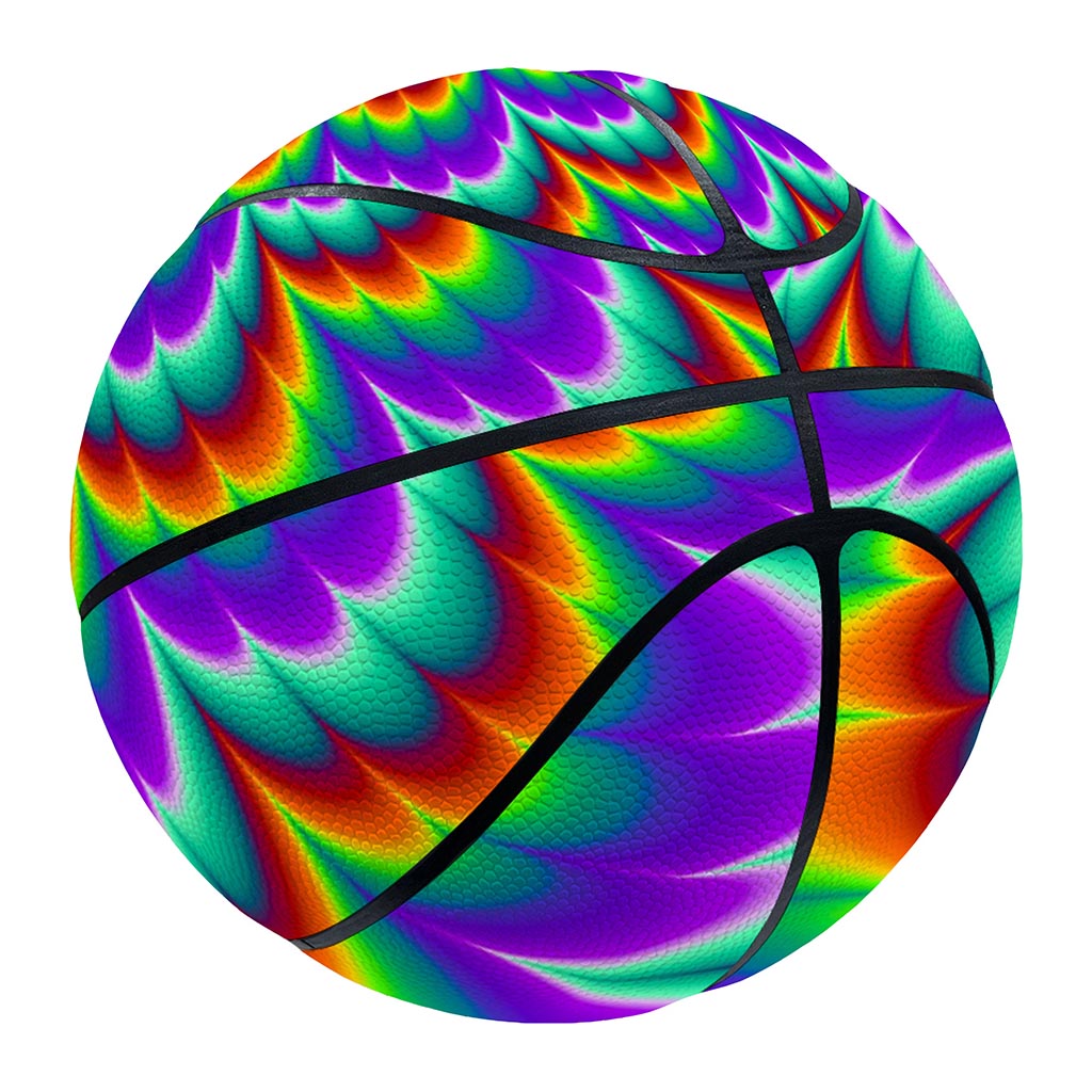 Psychedelic Expansion Optical Illusion Basketball