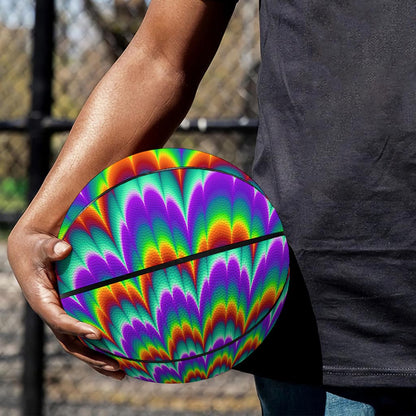 Psychedelic Expansion Optical Illusion Basketball