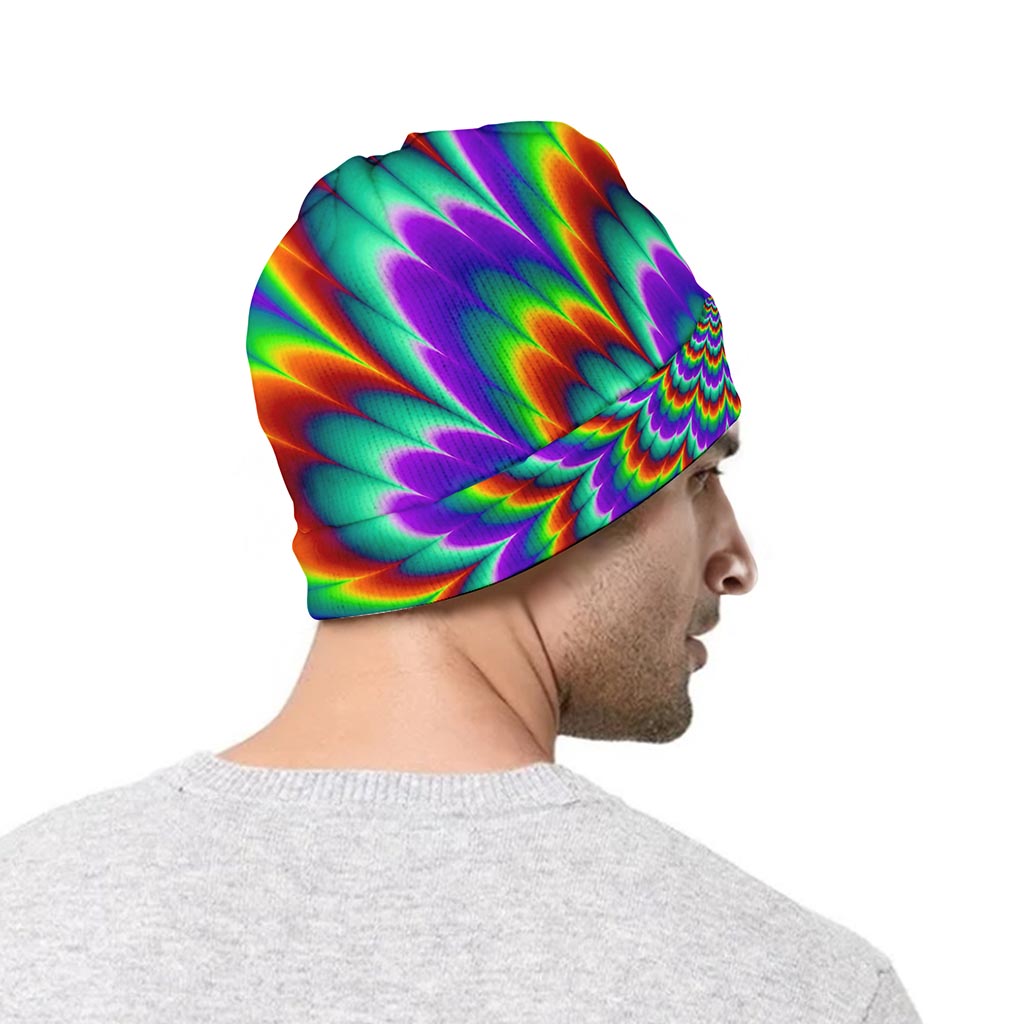 Psychedelic Expansion Optical Illusion Beanie