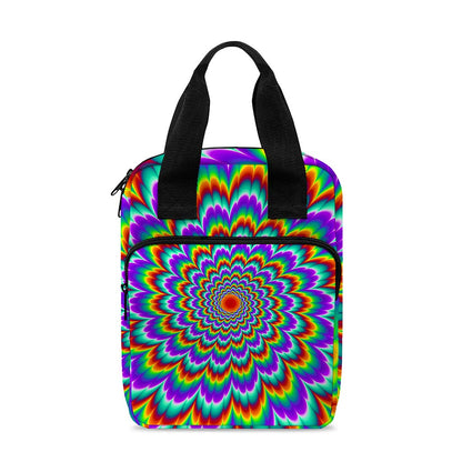 Psychedelic Expansion Optical Illusion Bible Tote Bag