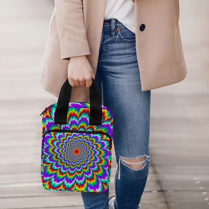 Psychedelic Expansion Optical Illusion Bible Tote Bag