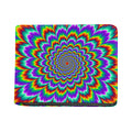 Psychedelic Expansion Optical Illusion Bifold Wallet