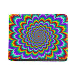 Psychedelic Expansion Optical Illusion Bifold Wallet