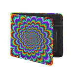 Psychedelic Expansion Optical Illusion Bifold Wallet