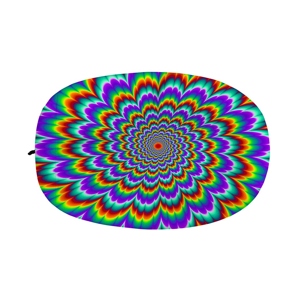 Psychedelic Expansion Optical Illusion Car Side Mirror Covers