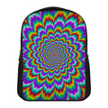 Psychedelic Expansion Optical Illusion Casual Backpack