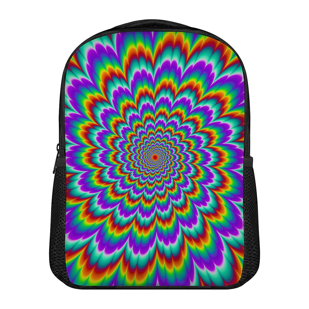 Psychedelic Expansion Optical Illusion Casual Backpack