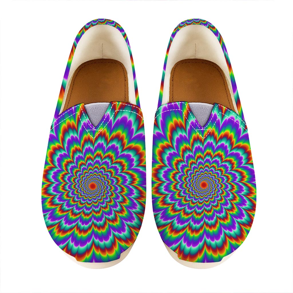 Psychedelic Expansion Optical Illusion Casual Shoes