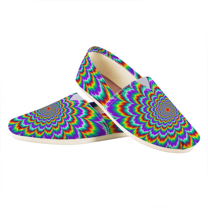 Psychedelic Expansion Optical Illusion Casual Shoes