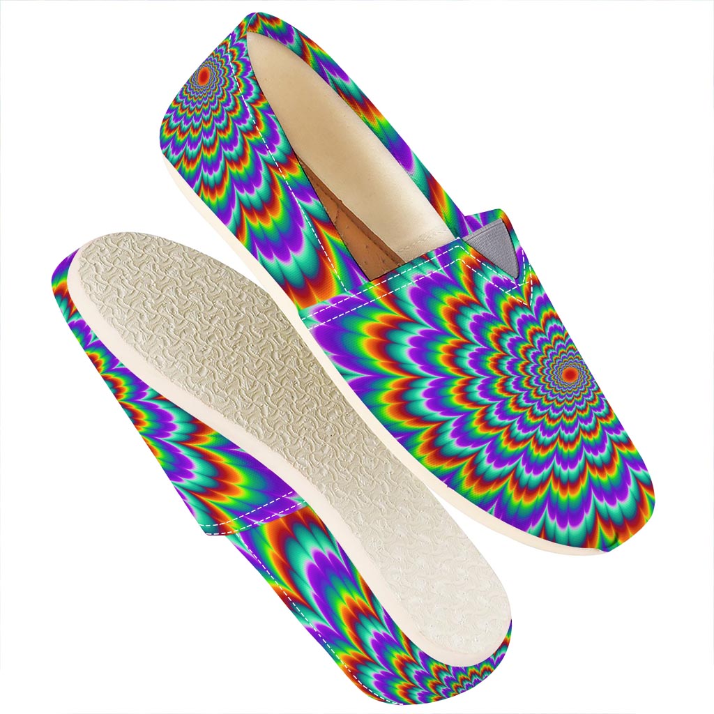 Psychedelic Expansion Optical Illusion Casual Shoes