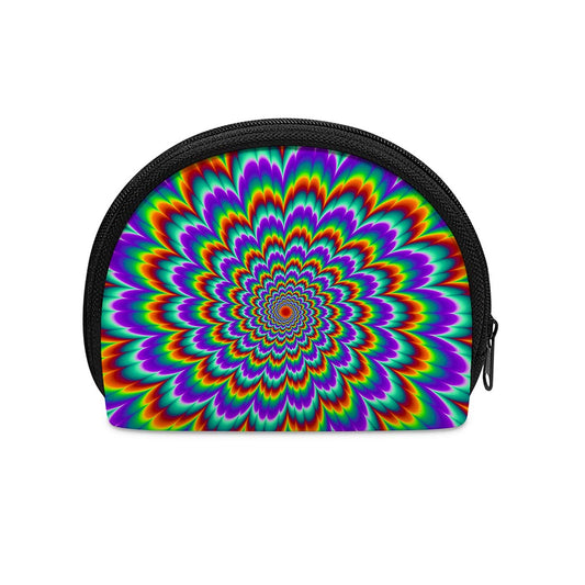 Psychedelic Expansion Optical Illusion Coin Purse