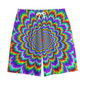 Psychedelic Expansion Optical Illusion Cotton Shorts