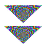 Psychedelic Expansion Optical Illusion Dog Bandana