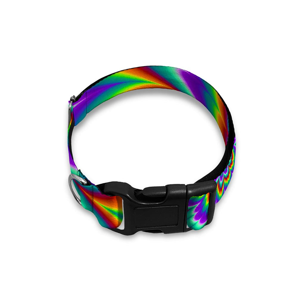 Psychedelic Expansion Optical Illusion Dog Collar