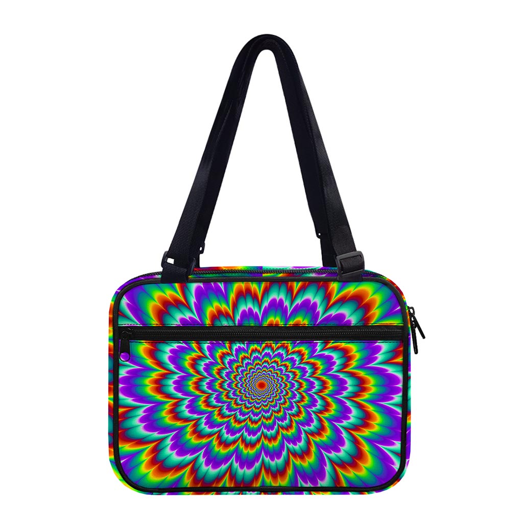 Psychedelic Expansion Optical Illusion Double Strap Bible Bag