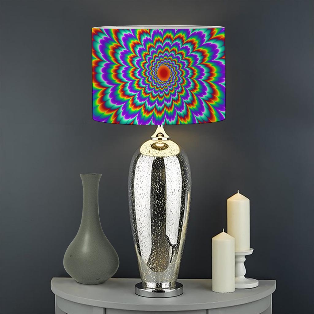 Psychedelic Expansion Optical Illusion Drum Lamp Shade