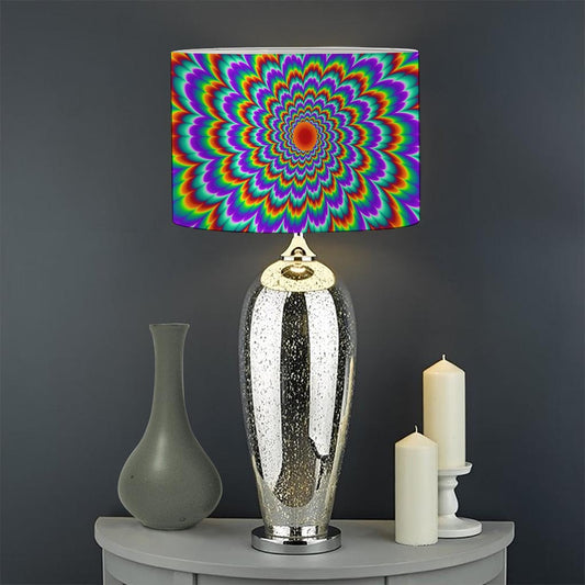 Psychedelic Expansion Optical Illusion Drum Lamp Shade
