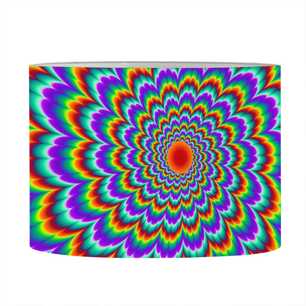 Psychedelic Expansion Optical Illusion Drum Lamp Shade