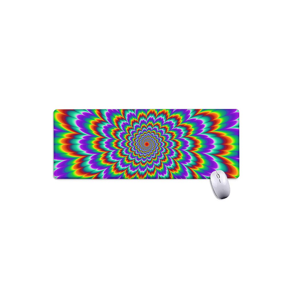 Psychedelic Expansion Optical Illusion Extended Mouse Pad