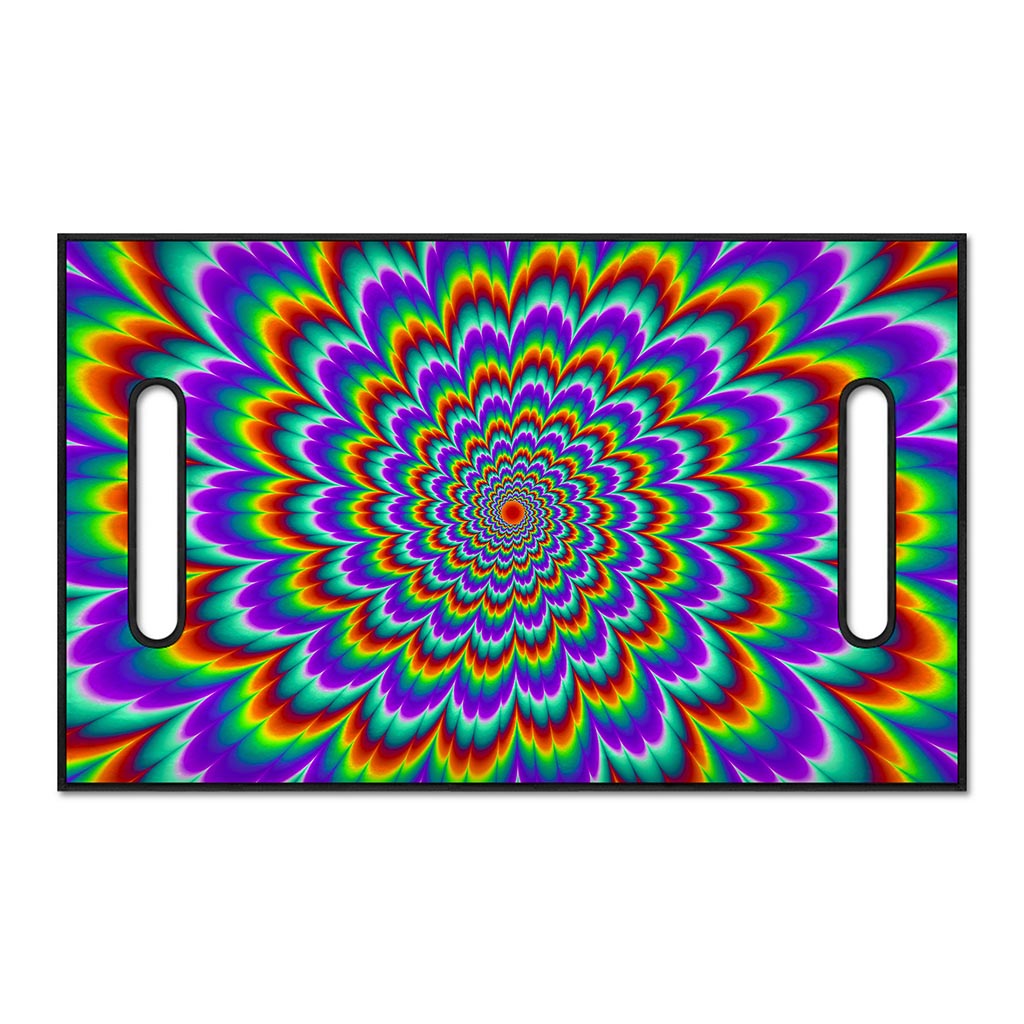 Psychedelic Expansion Optical Illusion Golf Cart Seat Cover