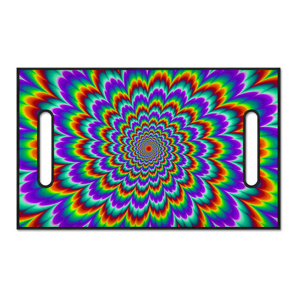 Psychedelic Expansion Optical Illusion Golf Cart Seat Cover