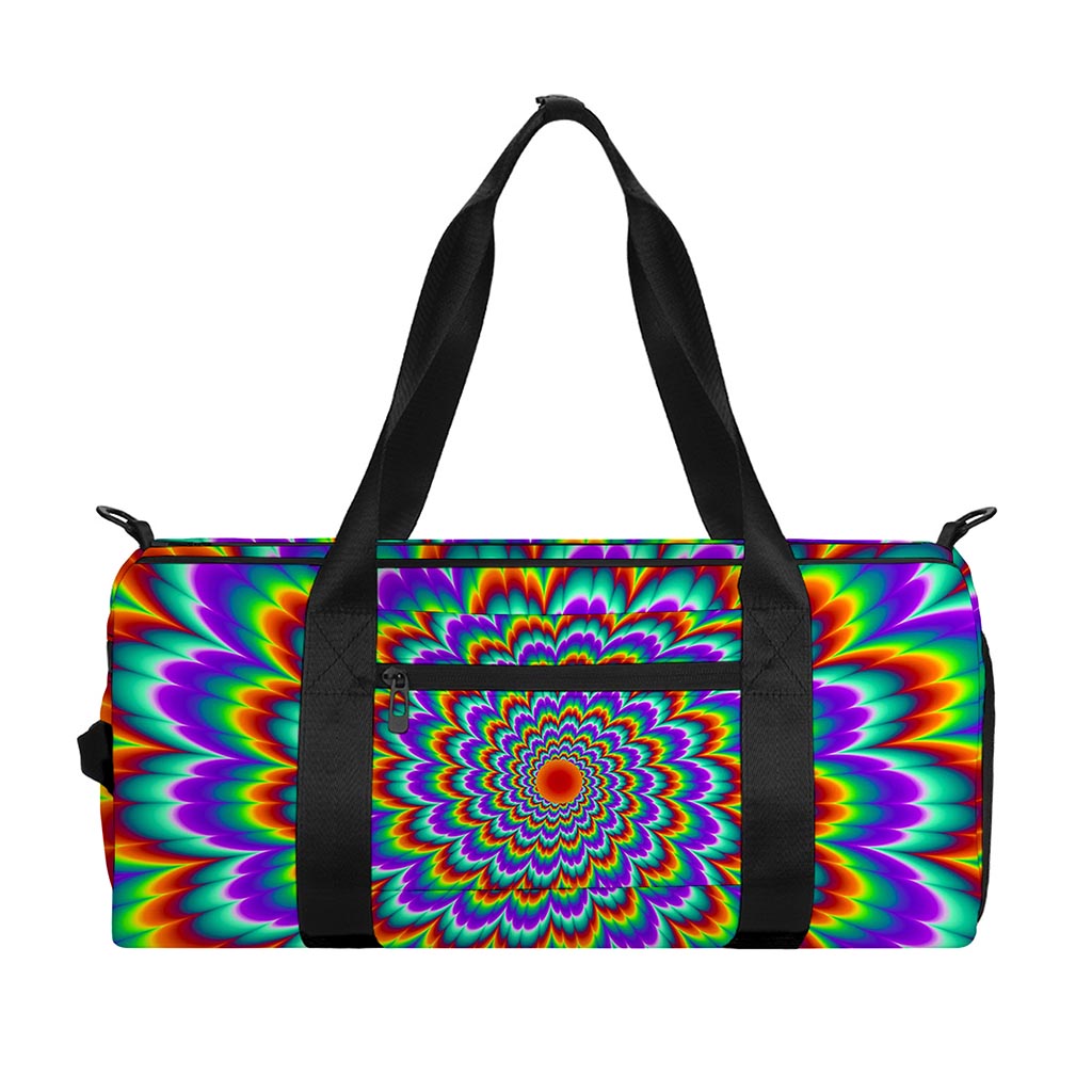 Psychedelic Expansion Optical Illusion Gym Bag