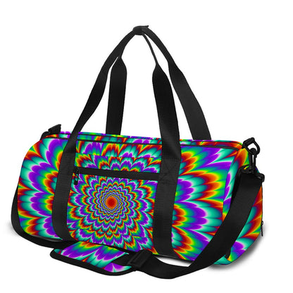 Psychedelic Expansion Optical Illusion Gym Bag