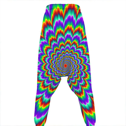 Psychedelic Expansion Optical Illusion Hammer Pants