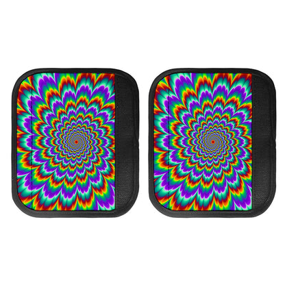 Psychedelic Expansion Optical Illusion Handle Covers